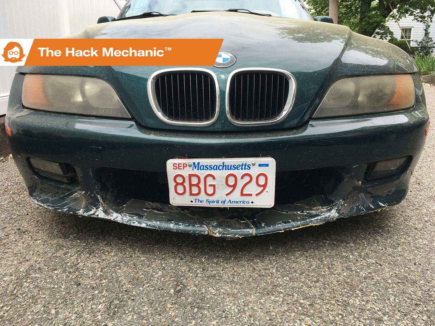 Damaged front bumper cover and grill : r/Detailing