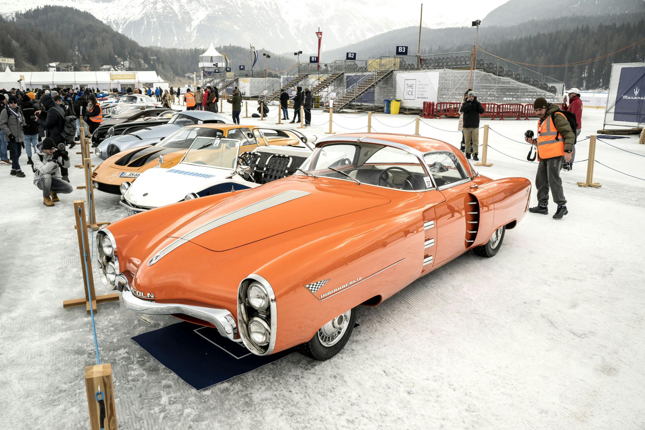 1955 Lincoln Indianapolis Boano at The ICE St Moritz