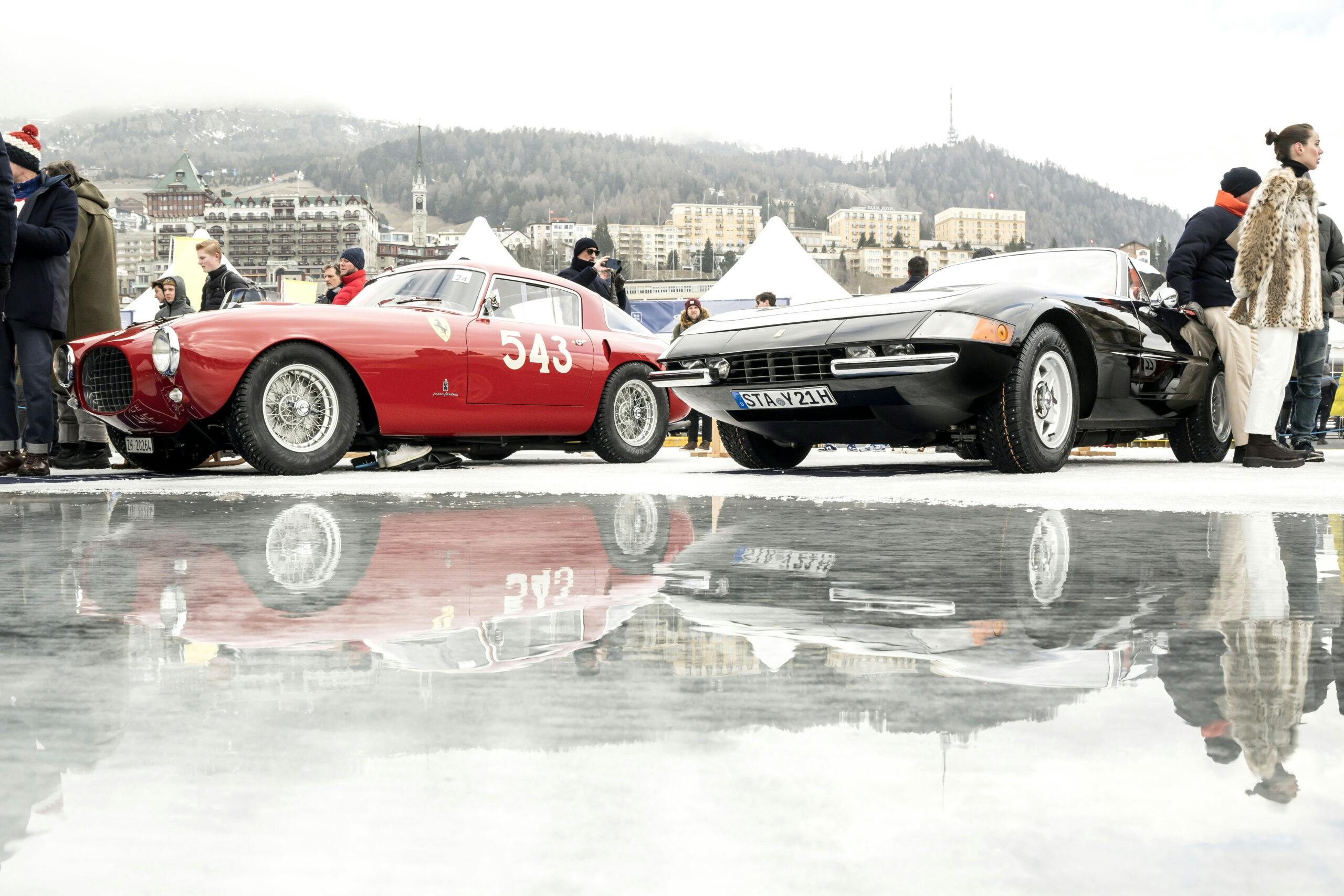 Ferraris at The ICE St Moritz