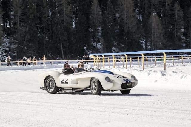 1961 Ferrari 250 TR Lucybelle at The Ice St Moritz