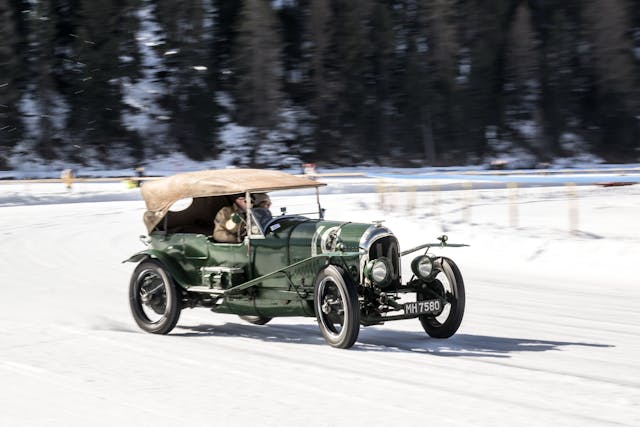 1925 Bentley 3 Litre at the Ice St Moritz