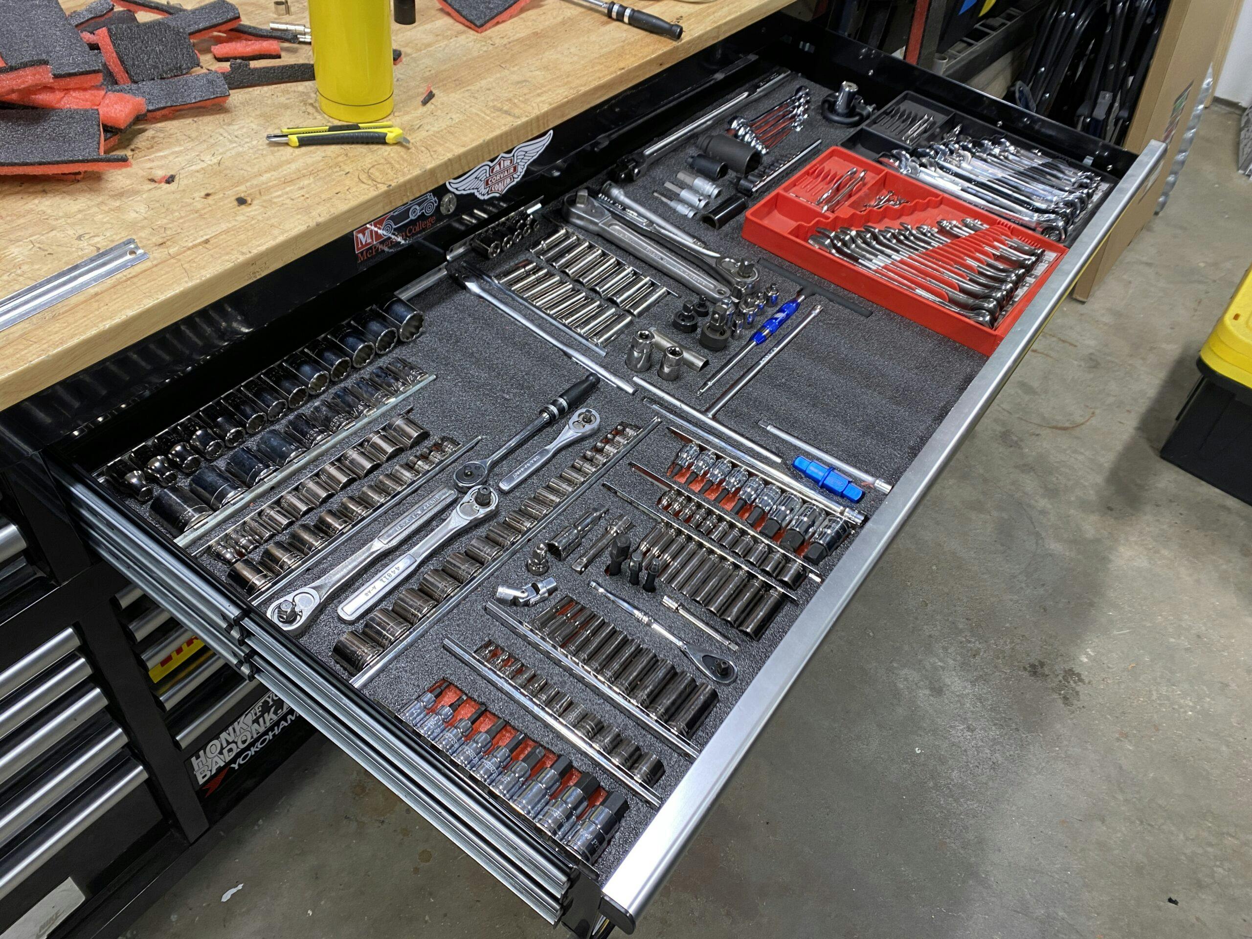 Kaizen foam toolbox drawer