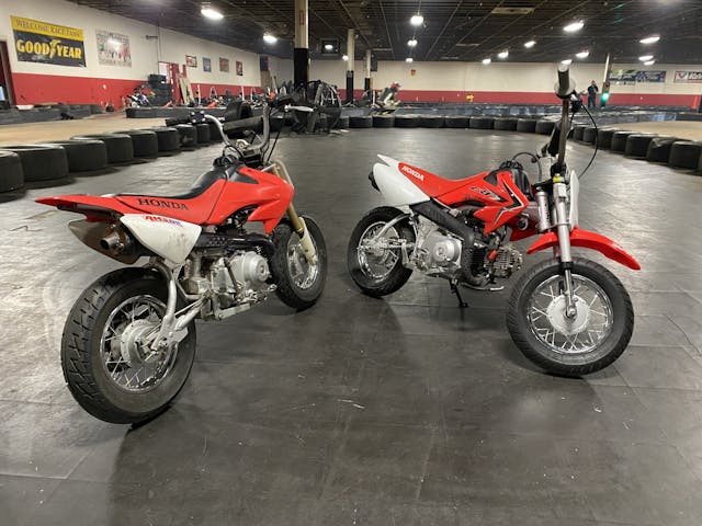 honda CRF50 minimoto setup