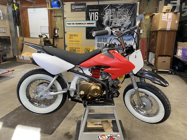 Kyle Smith honda CRF50 finished