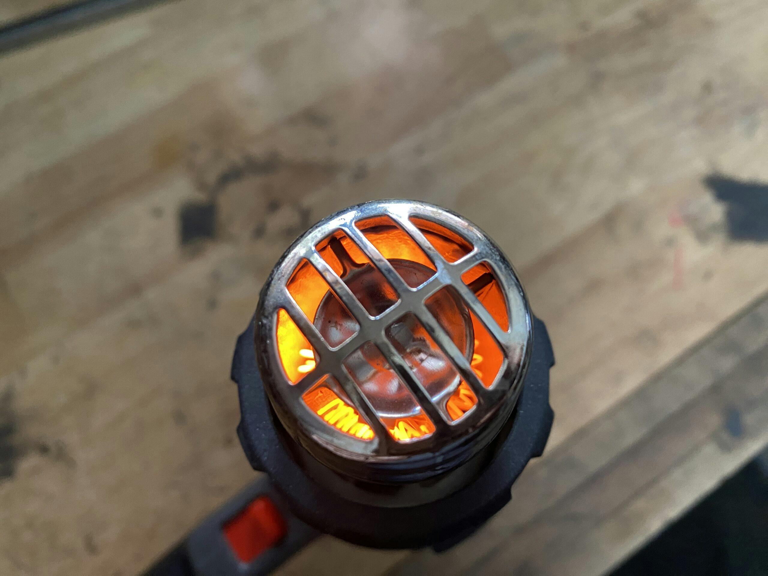 Heat gun heating element