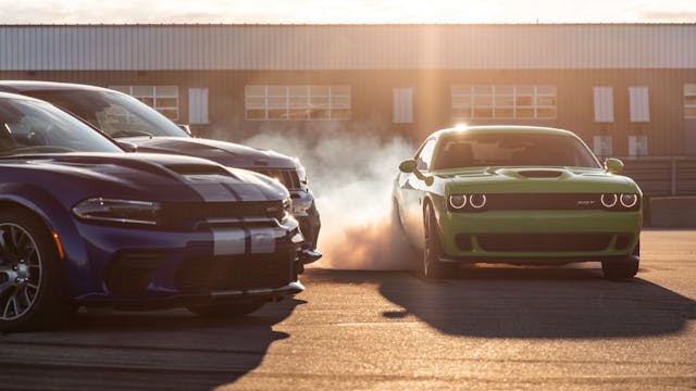 Hellcat muscle group cars