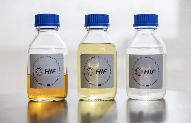 E-Fuels HIF Production Plant samples