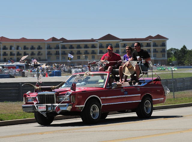 Mobil 1 Twelve Hours of Sebring horns convertible