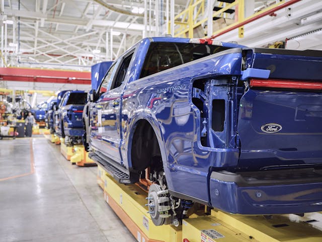Rouge Electric Vehicle Ford Lightning pickup production