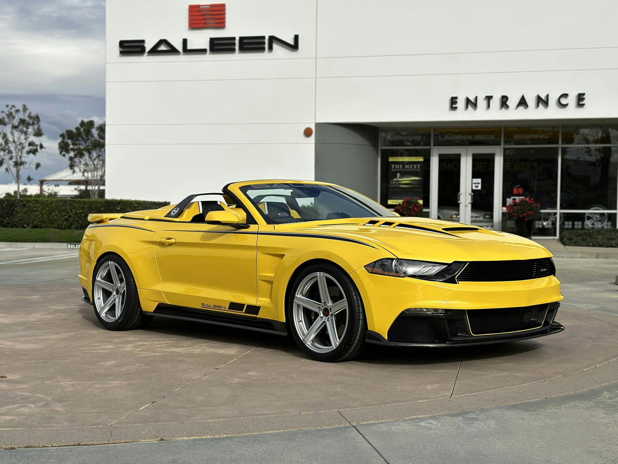 Saleen 40th Anniversary Mustang edition front three quarter