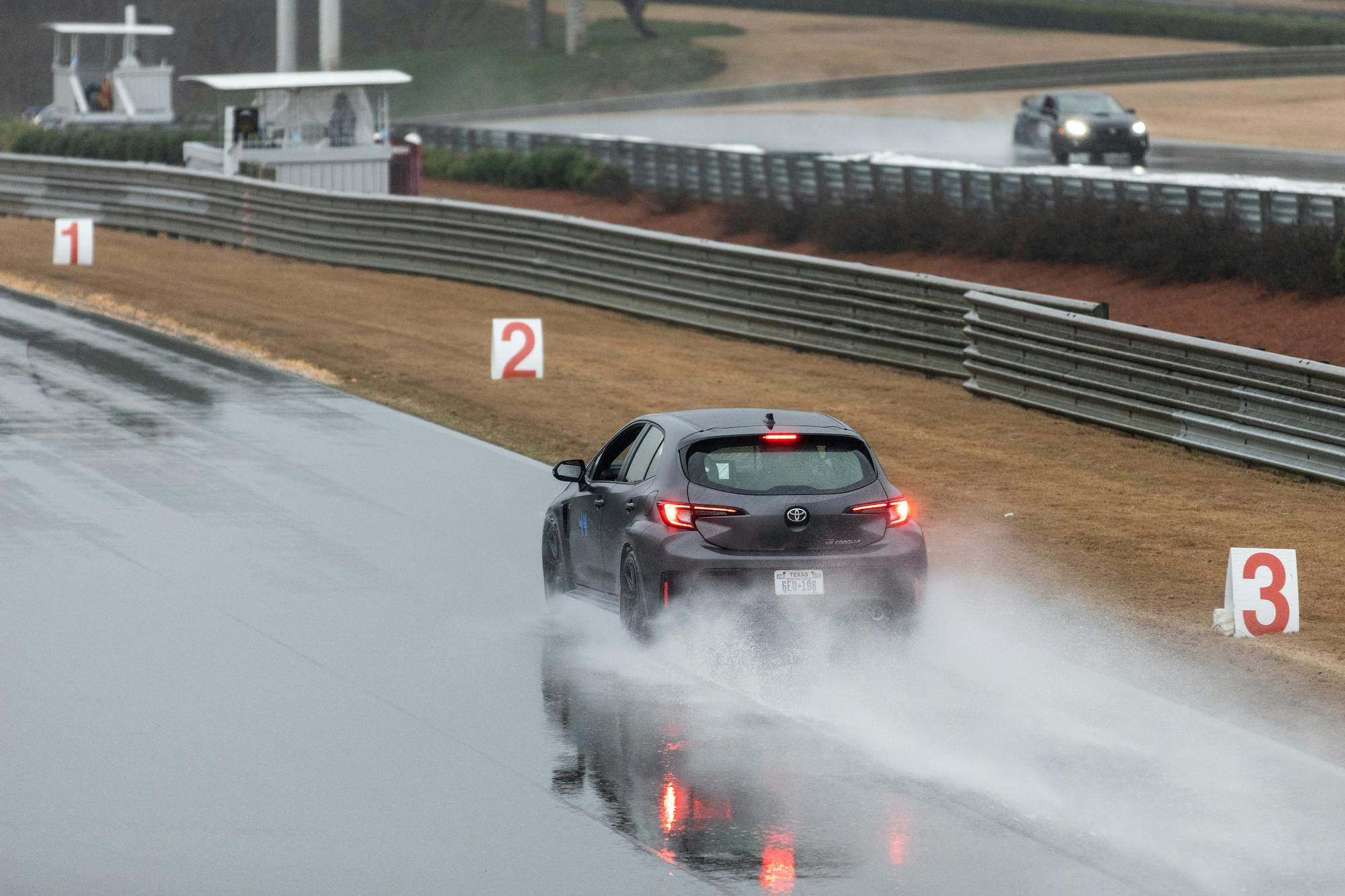 2023 Toyota GR Corolla Morizo edition track test in rain