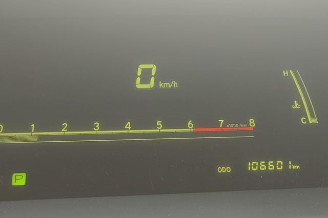 Toyota Crown Sedan digital speedometer