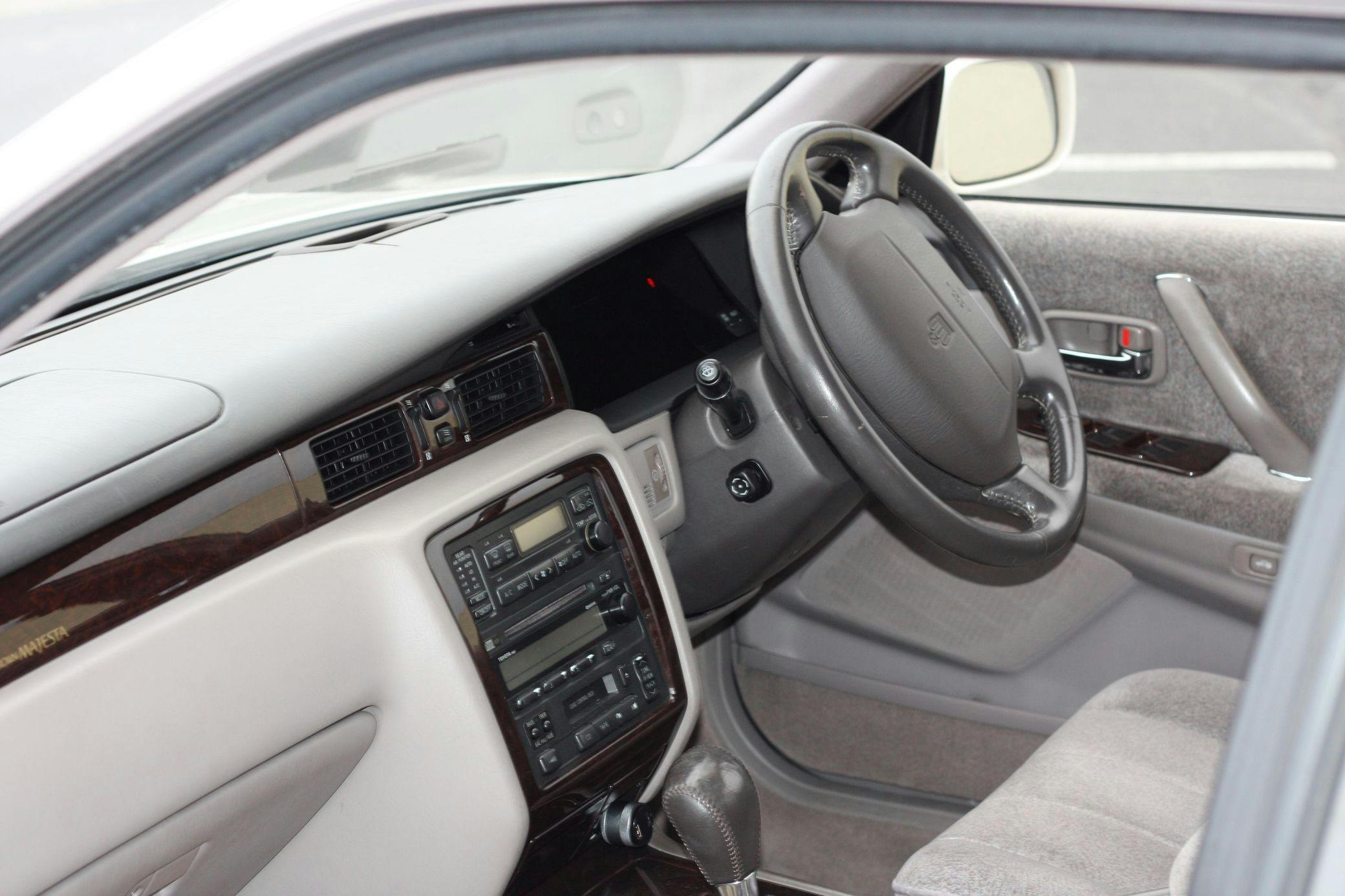 Toyota Crown Sedan interior front angle