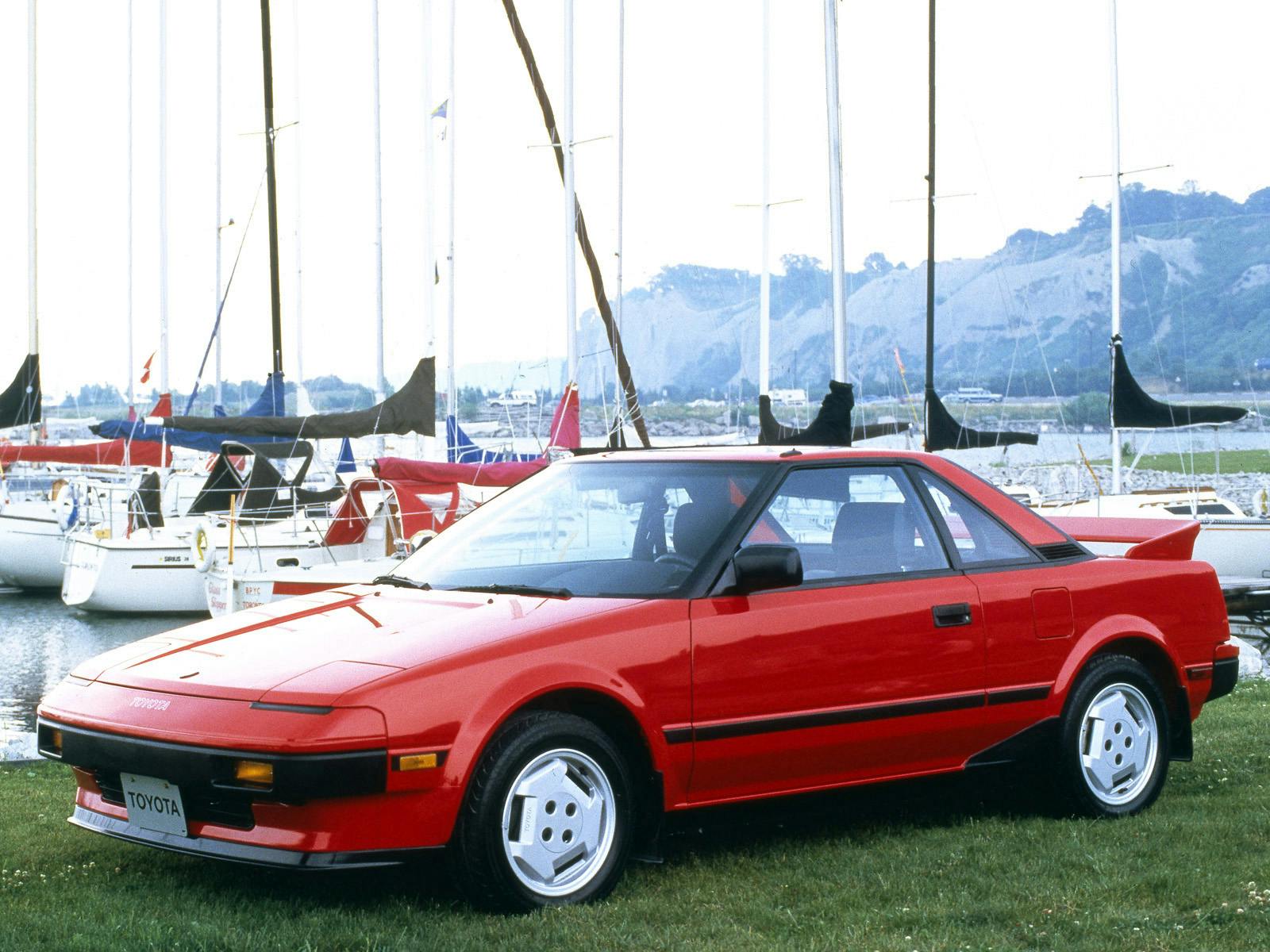 1985 Toyota MR2 front three quarter