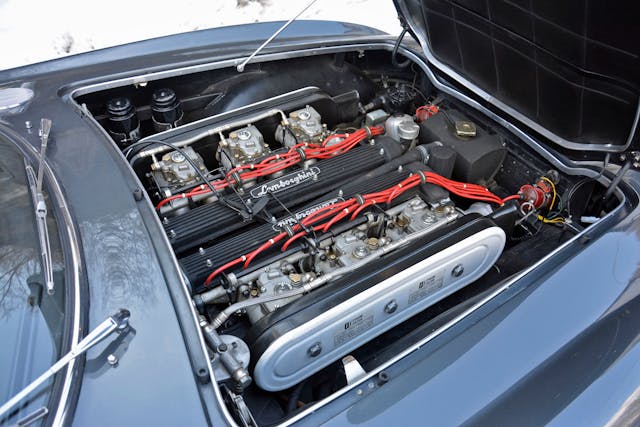Lamborghini 400 GT engine bay full