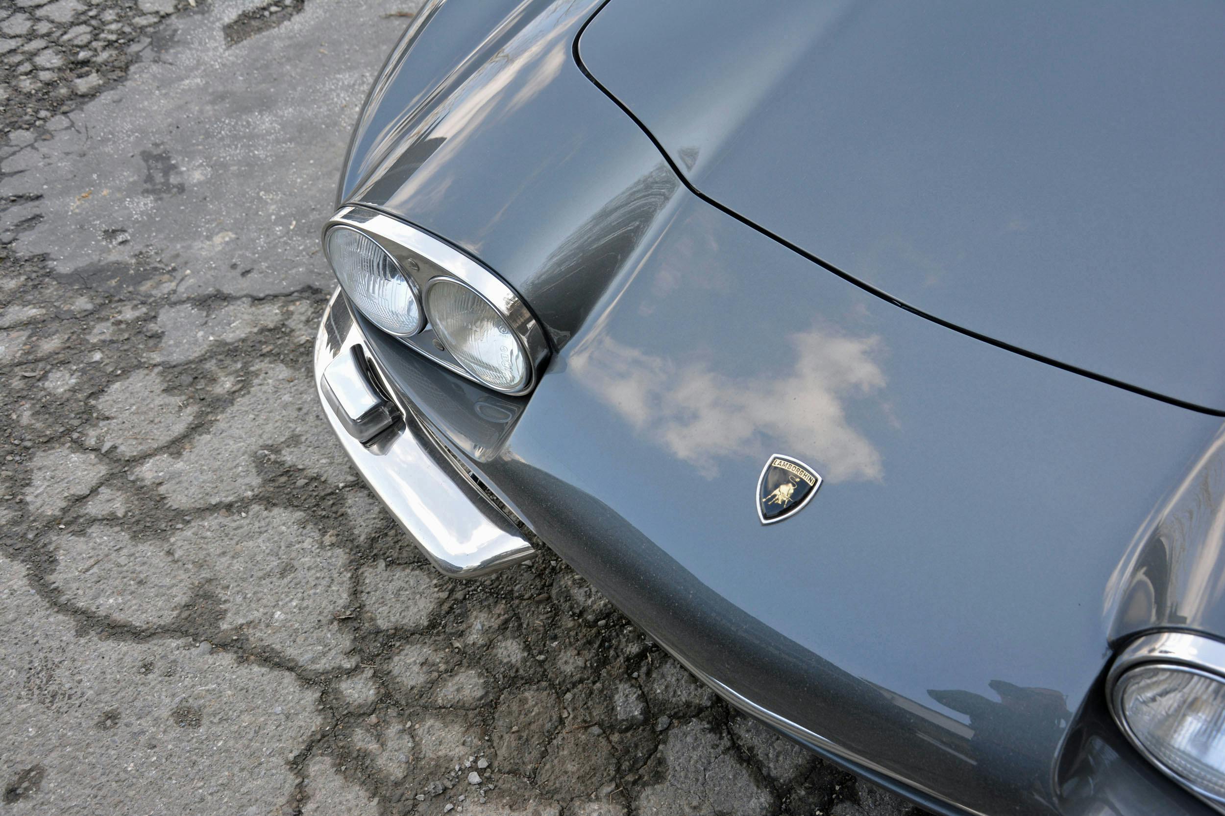 Lamborghini 400 GT nose high angle