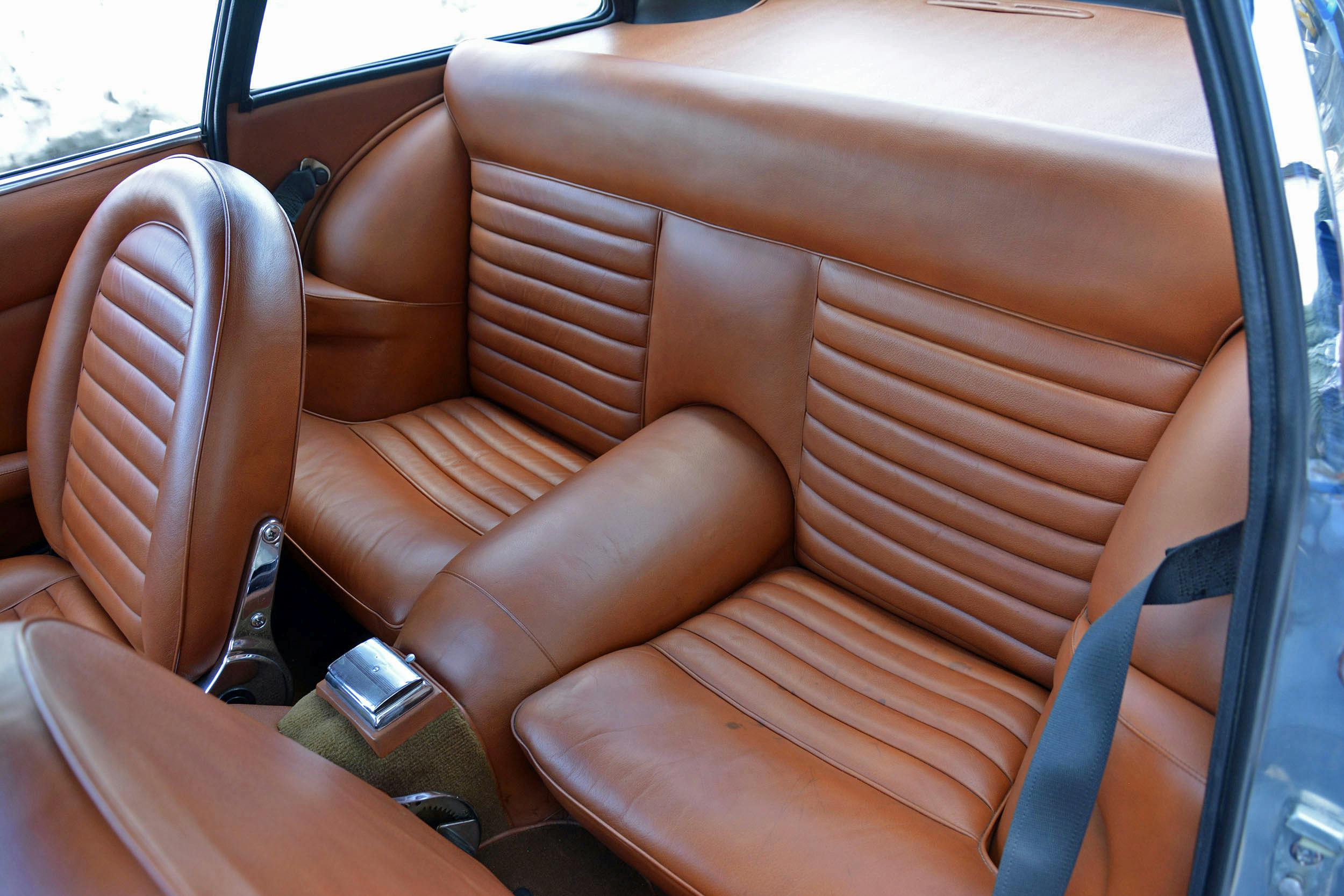 Lamborghini 400 GT interior rear seats