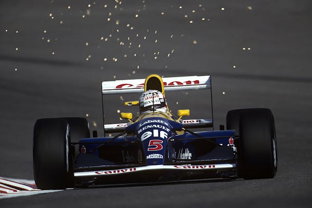 Grand Prix Of Belgium Nigel Mansell adrian newey