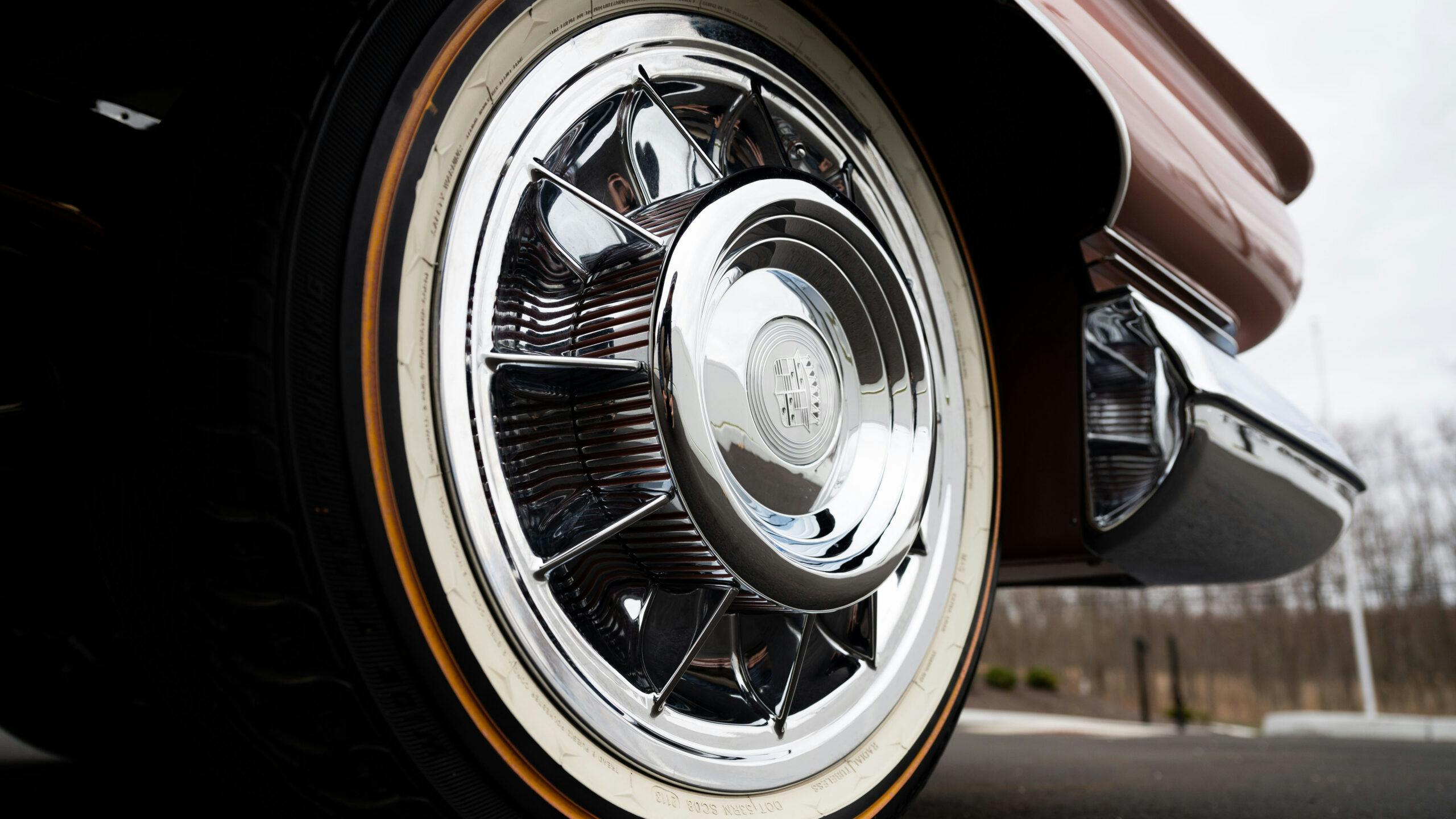 CadMad prize winning 1959 Cadillac Eldorado Brougham Custom Station Wagon wheel tire