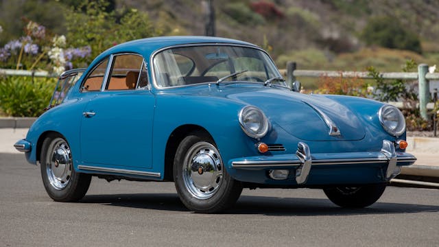 1964 Porsche 356C Coupe blue