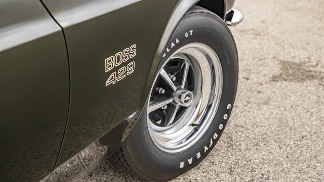 1969 Boss 429 Mustang front quarter panel
