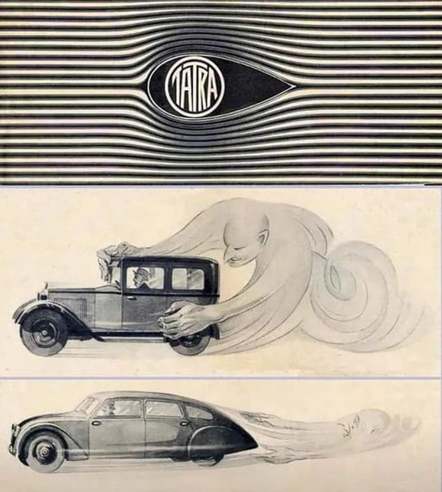 Tatra wind resistance ad