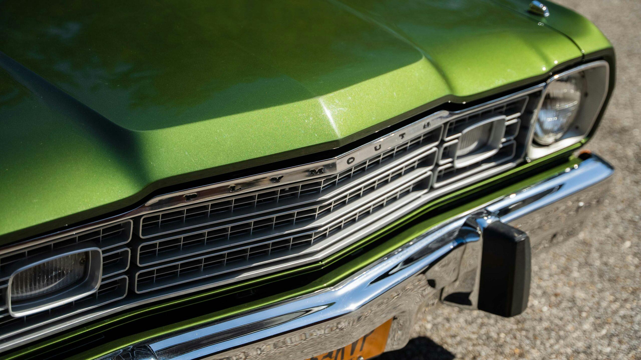 1973 Plymouth Scamp hood grille
