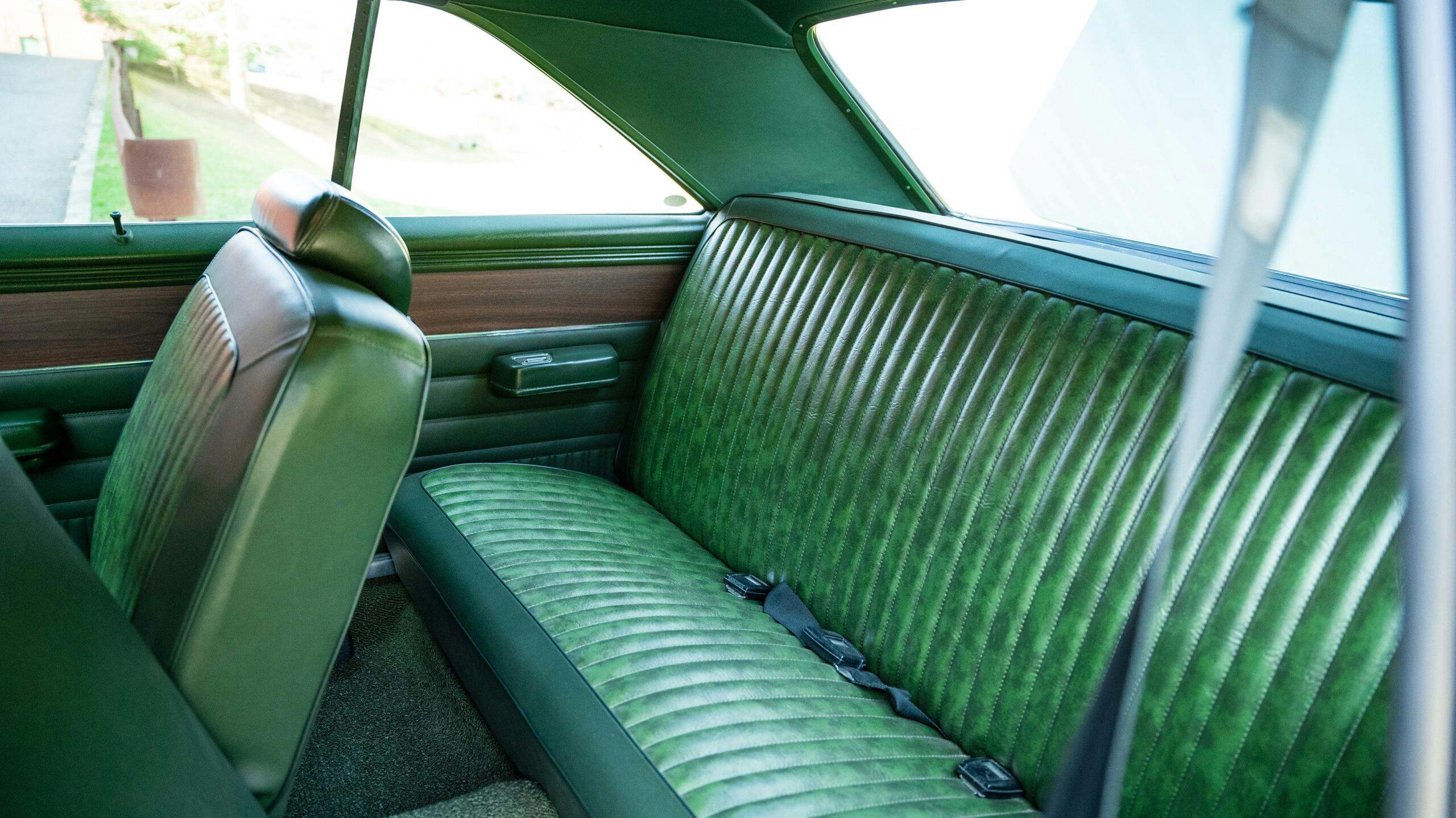 1973 Plymouth Scamp interior rear seat