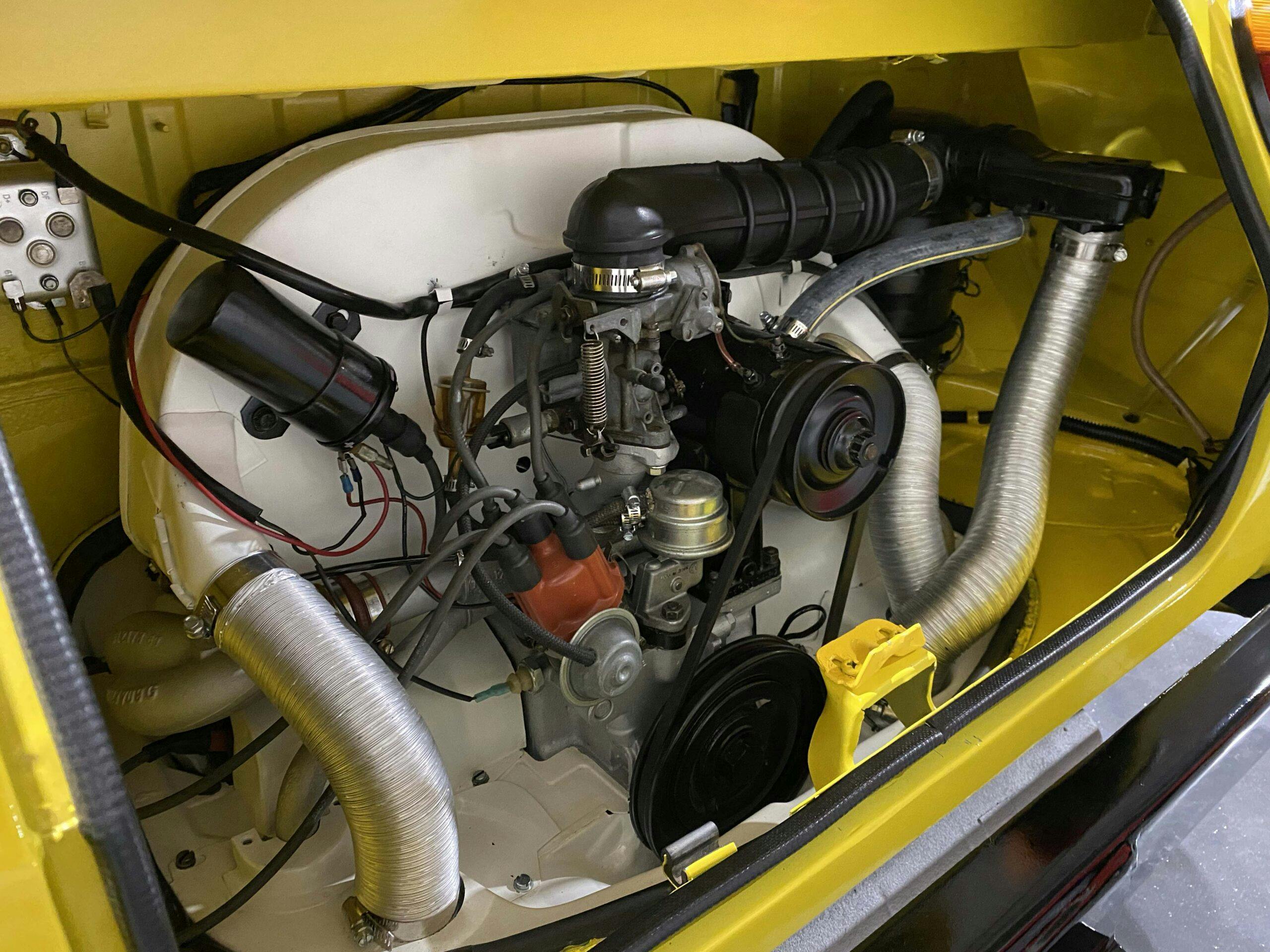 1974 Volkswagen Type 181 Thing engine angle