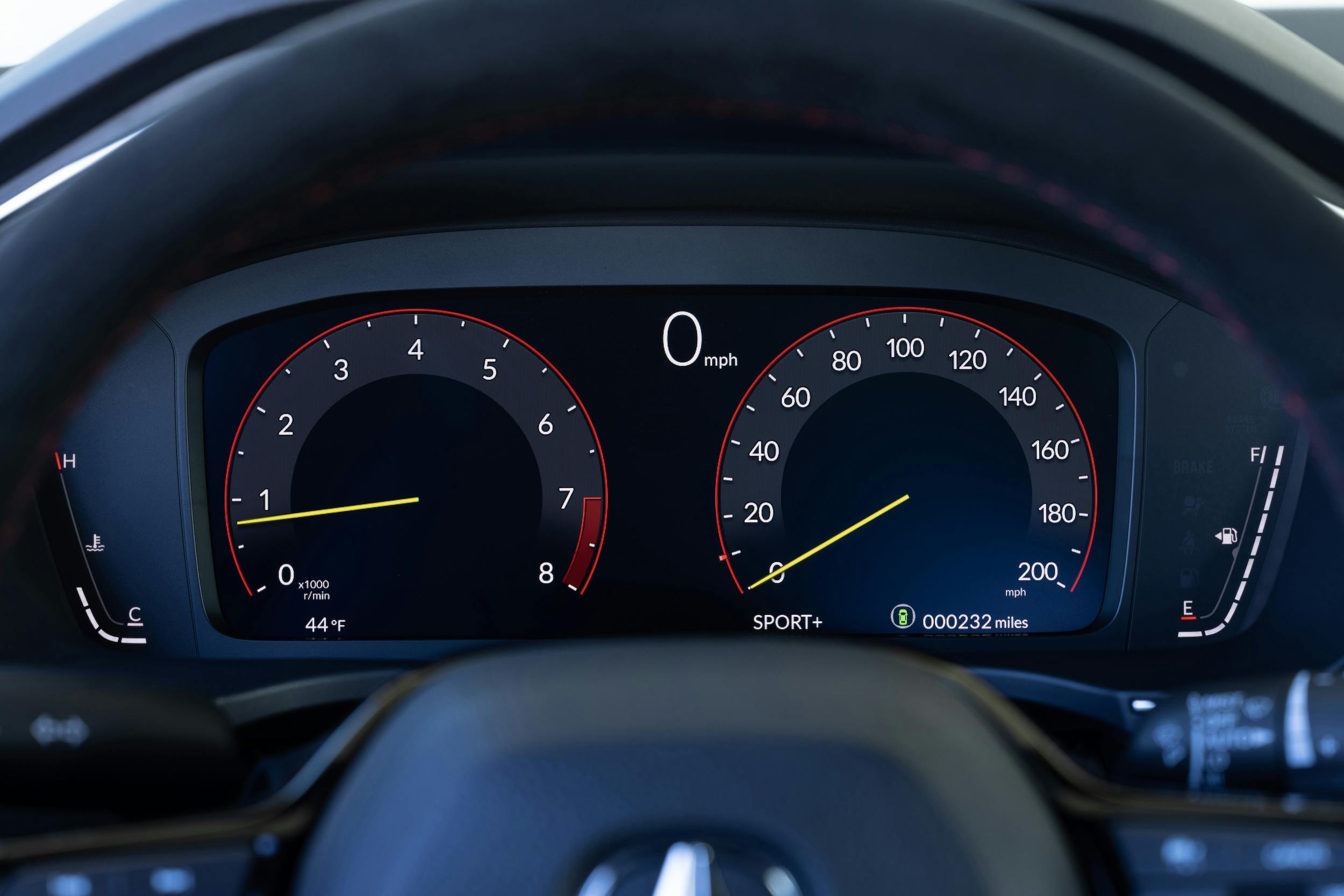 2024 Acura Integra Type S interior front driver dash display