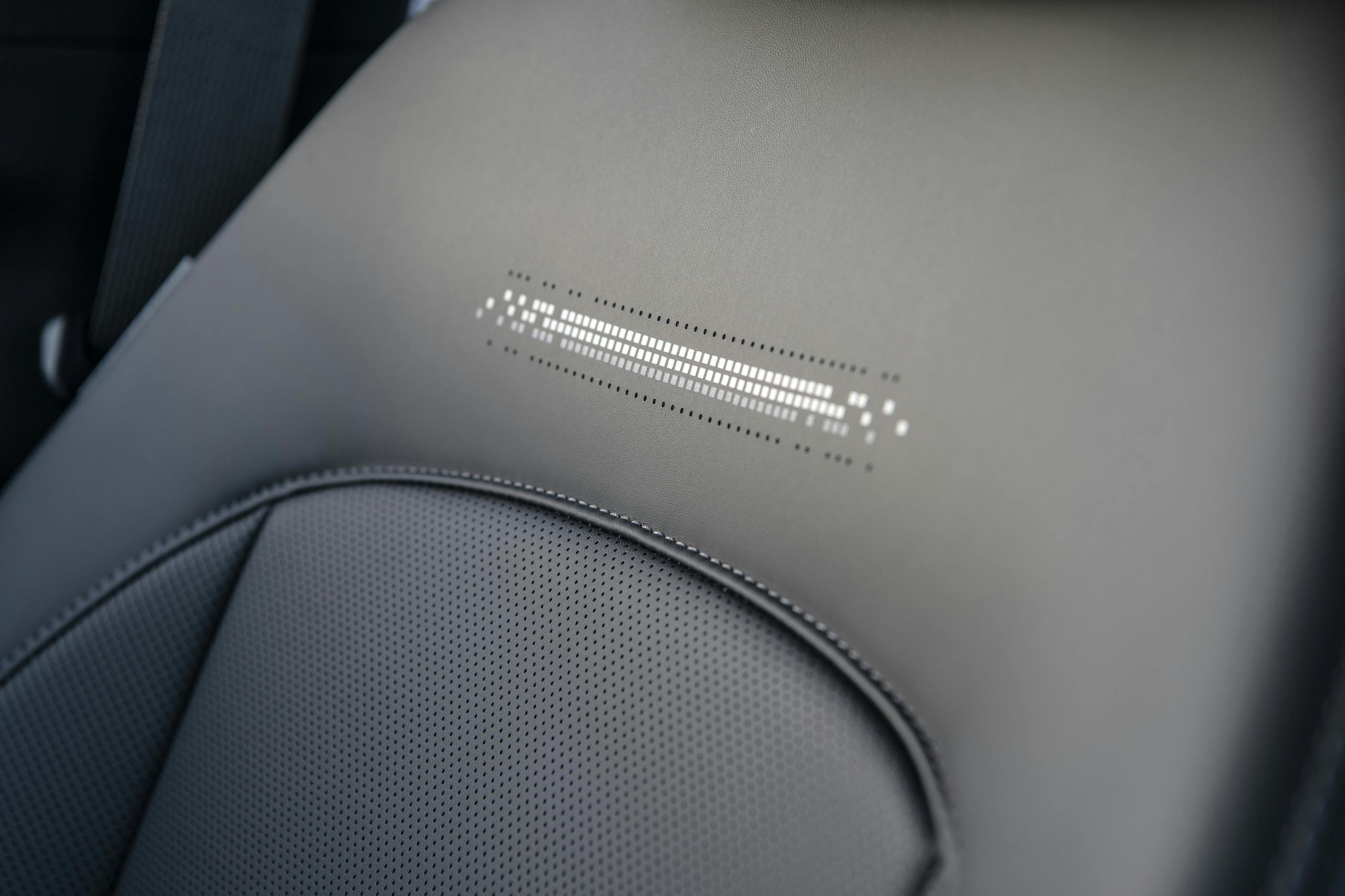2023 Hyundai Ioniq 6 Limited red seat detail