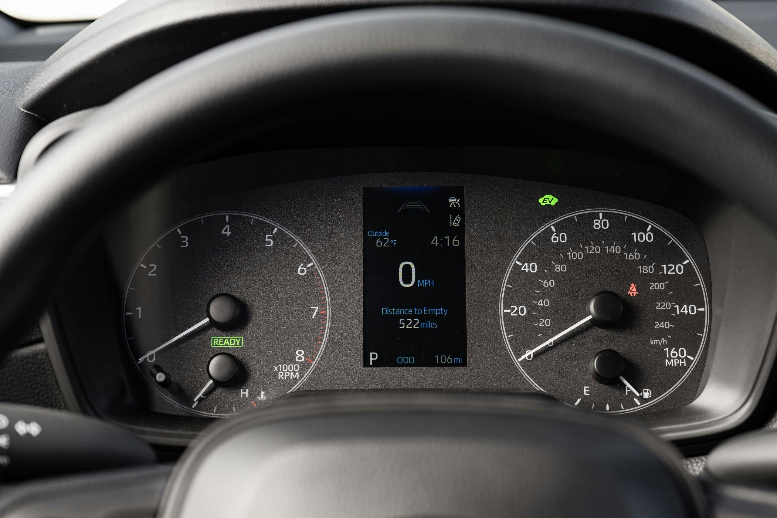 2023 Toyota Corolla Cross Hybrid SE gauge cluster