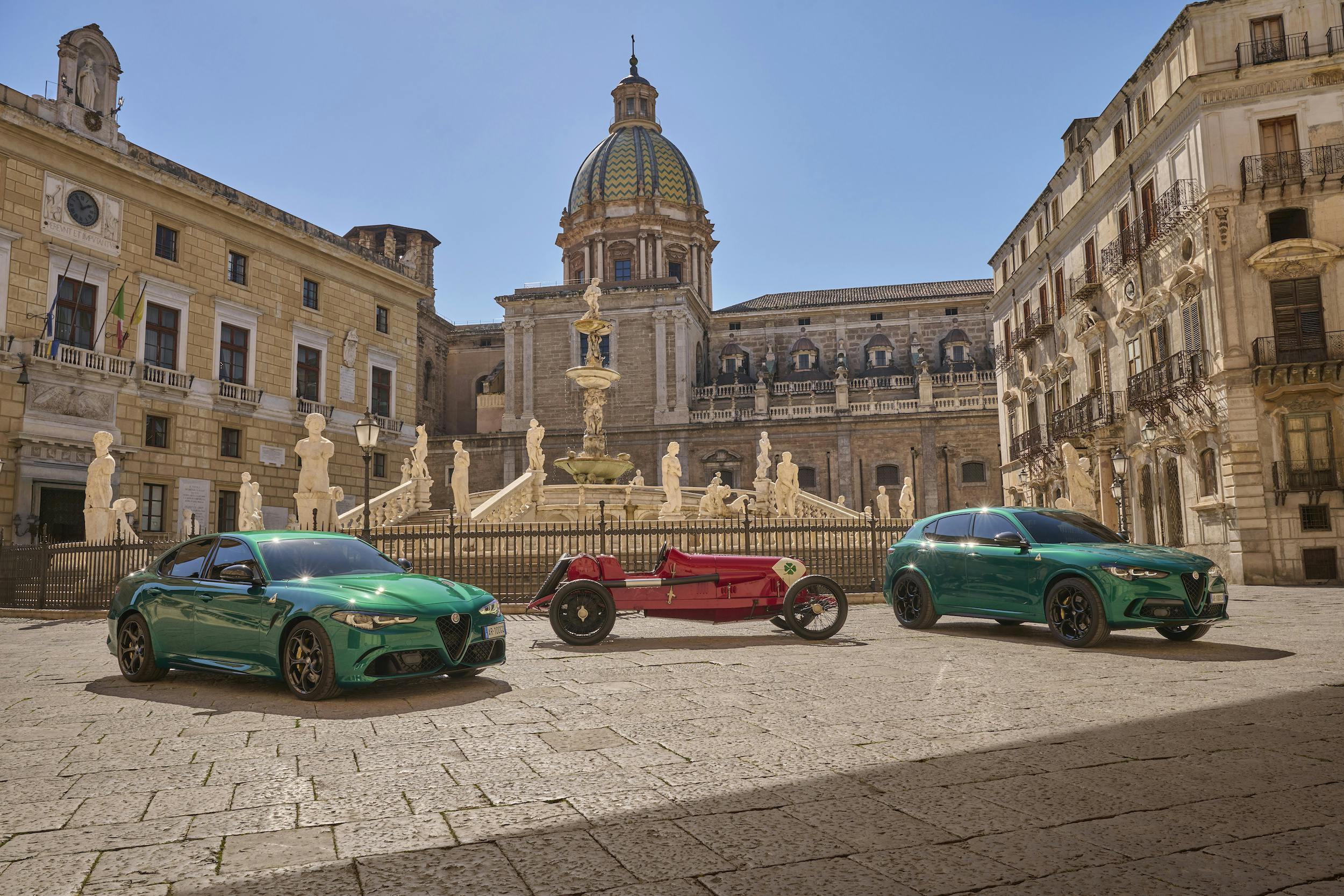 Alfa Romeo Quadrifoglio 100th Anniversary group