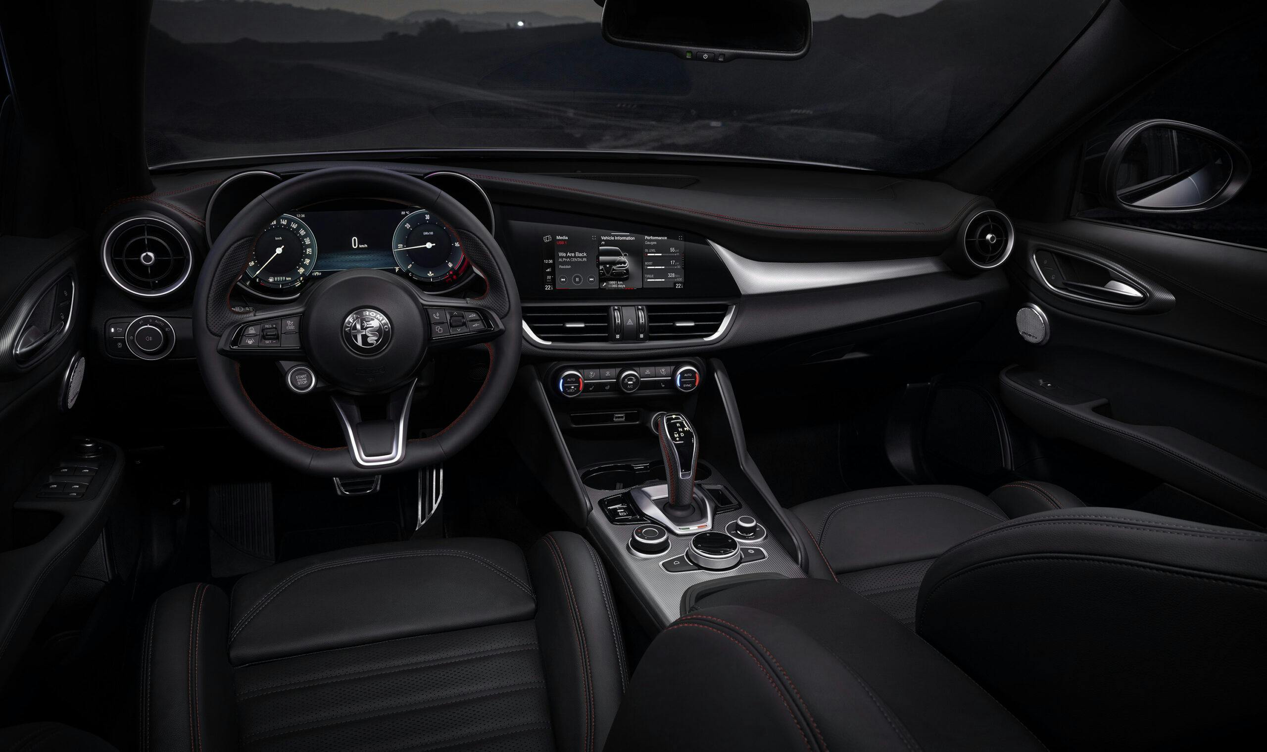 2024 Alfa Romeo Giulia Competizione interior front cabin area