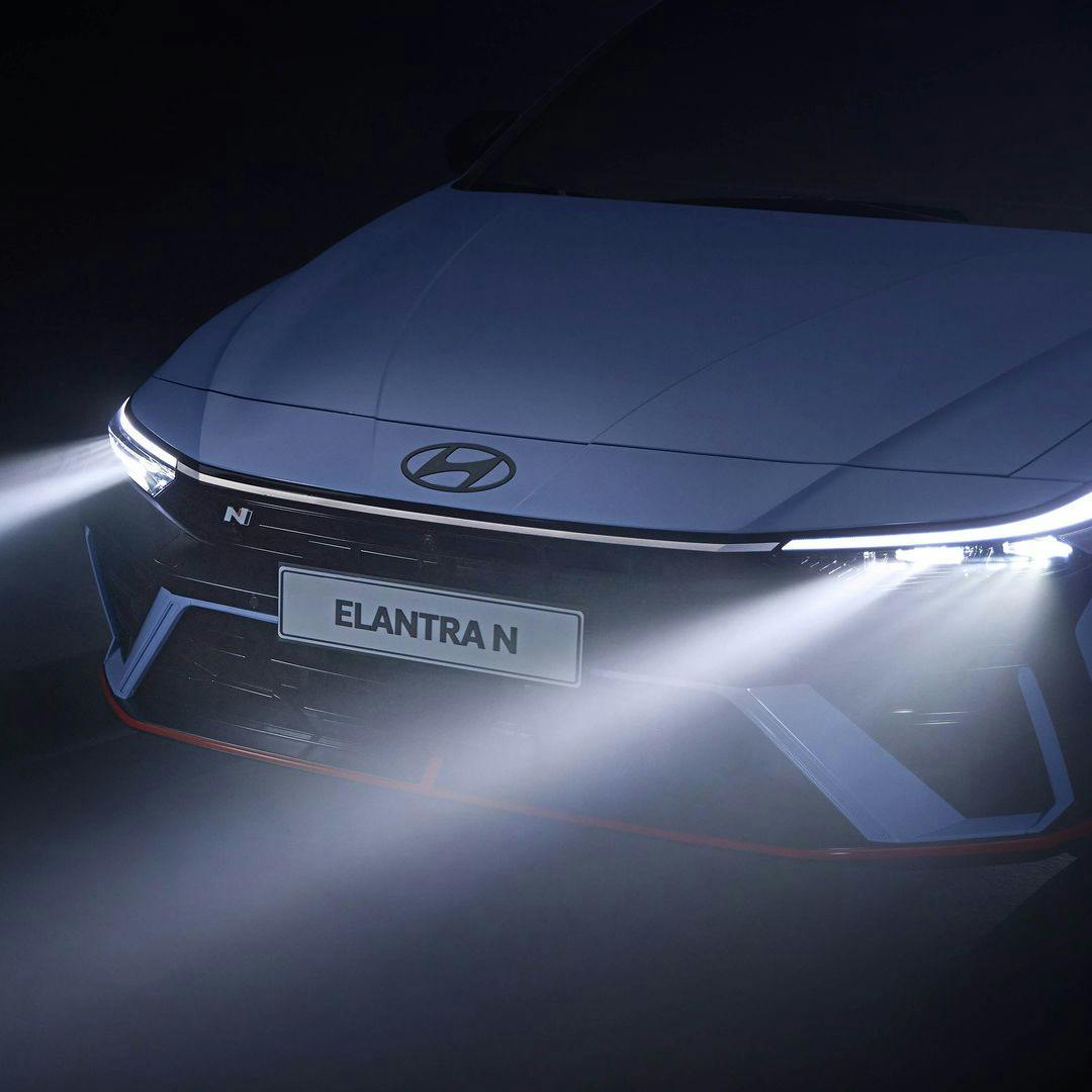 2024 Hyundai Elantra N exterior front end lights