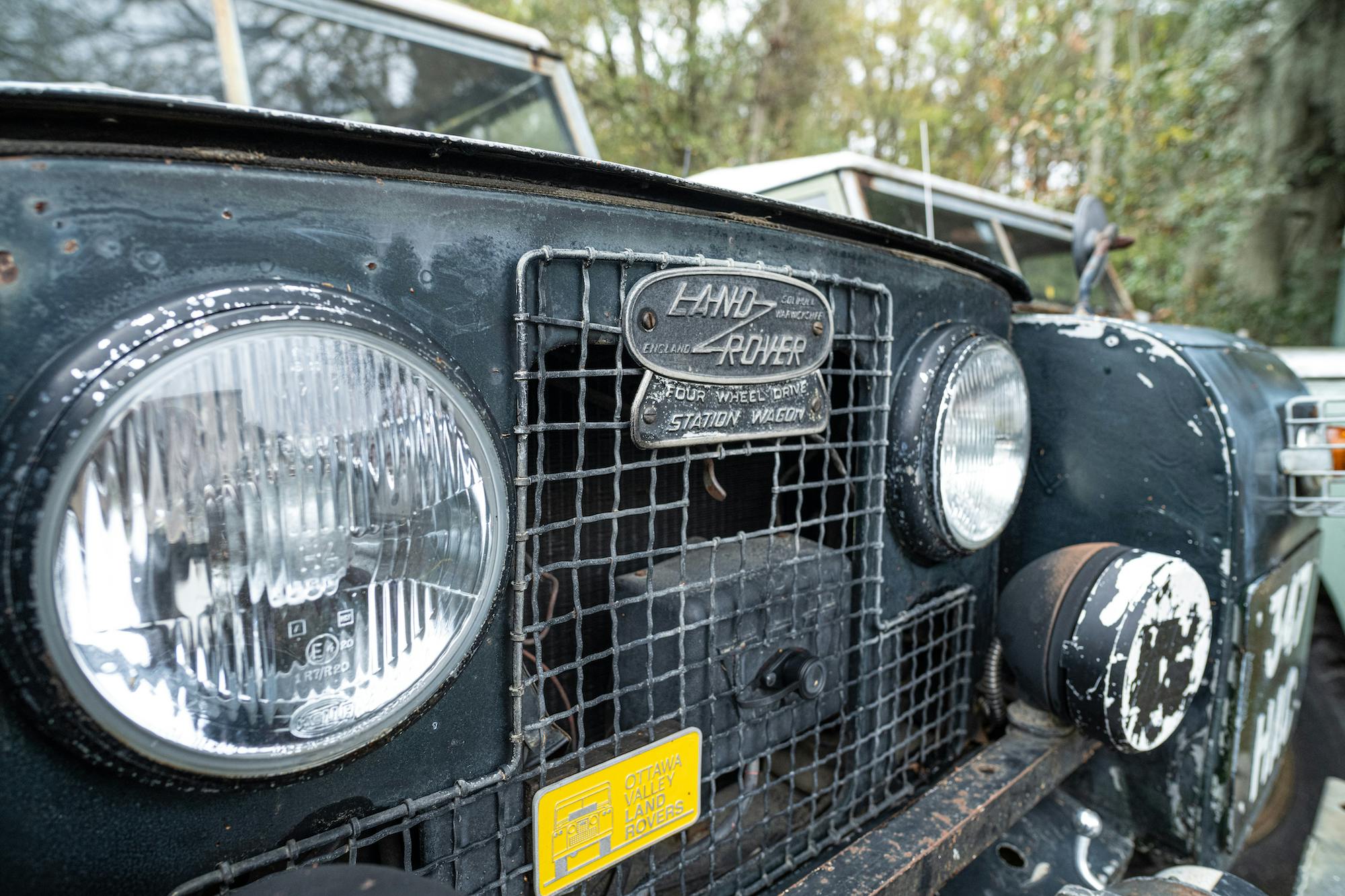 Himalaya Land Rover project car front end