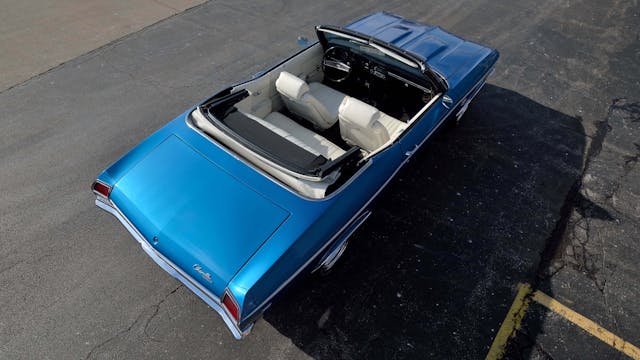 Bruce Springsteen 1969 Chevrolet Chevelle Convertible high angle rear