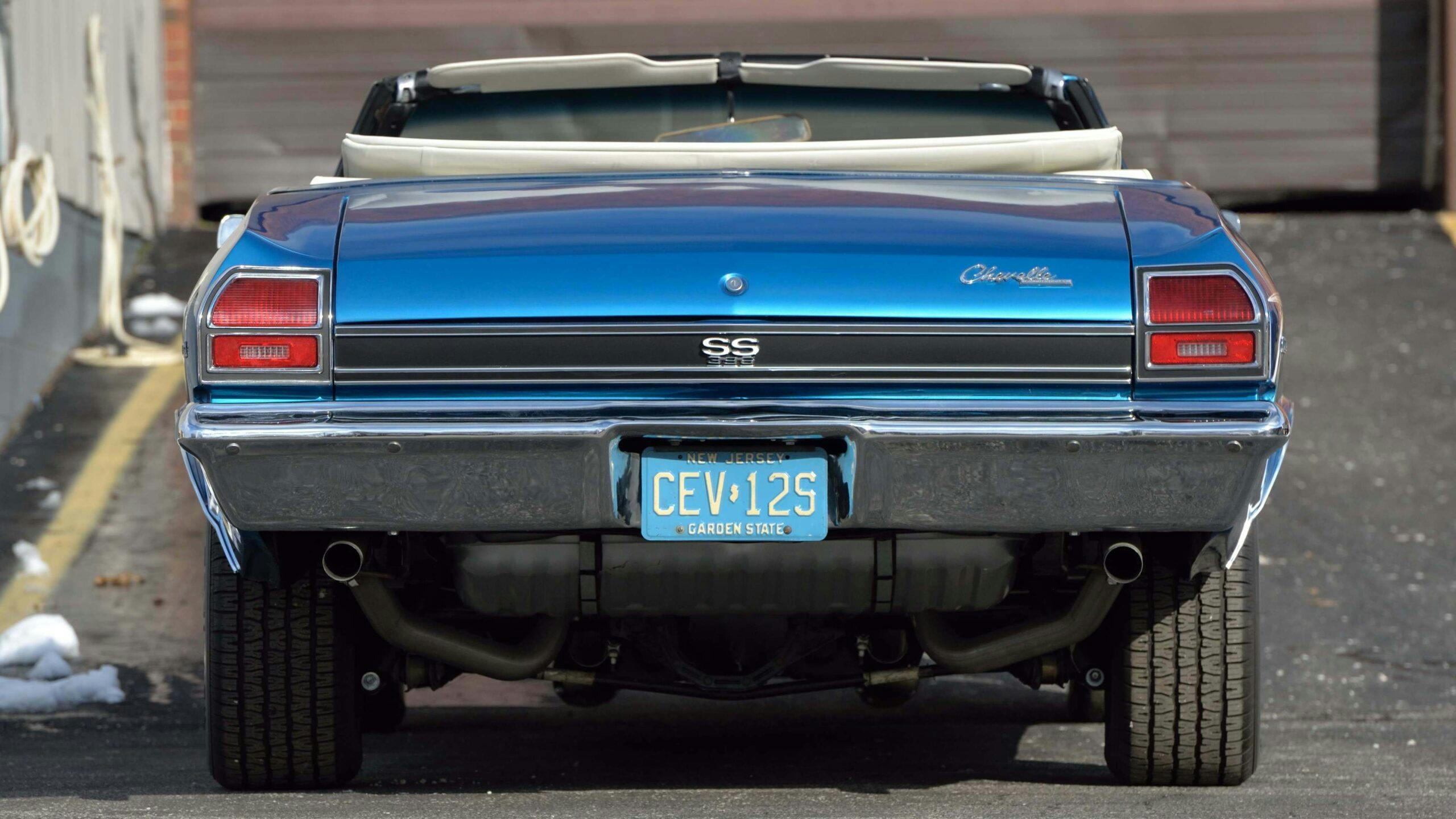 Bruce Springsteen 1969 Chevrolet Chevelle Convertible rear