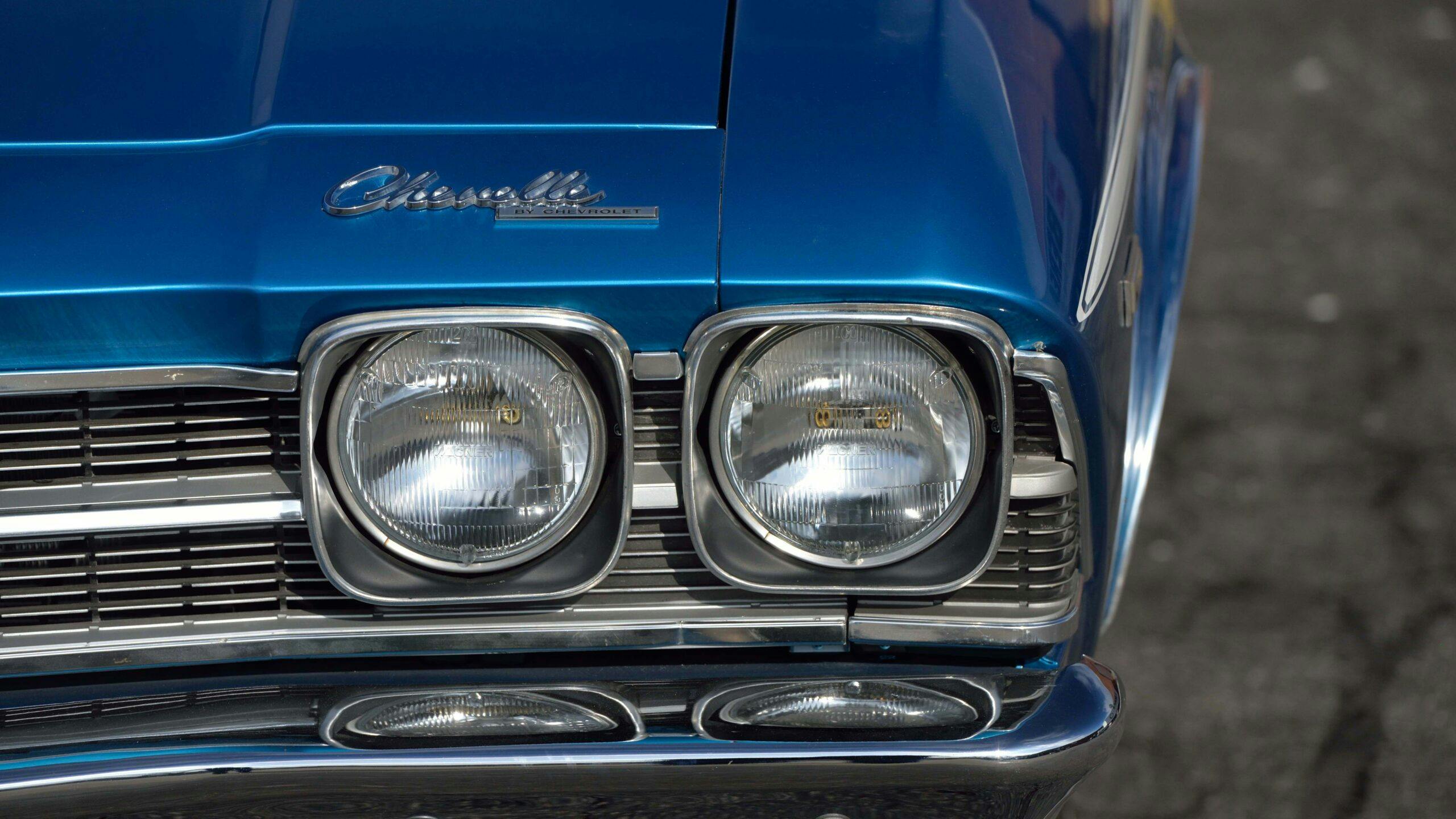 Bruce Springsteen 1969 Chevrolet Chevelle Convertible headlight
