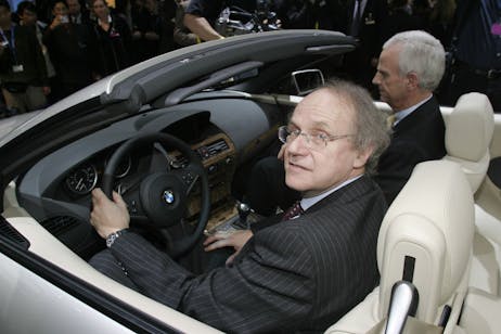 Dr. Burkhard Goeschel BMW 645Ci convertible 2004 detroit debut