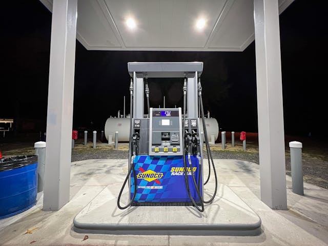 Carolina Motorsports Park fuel pump