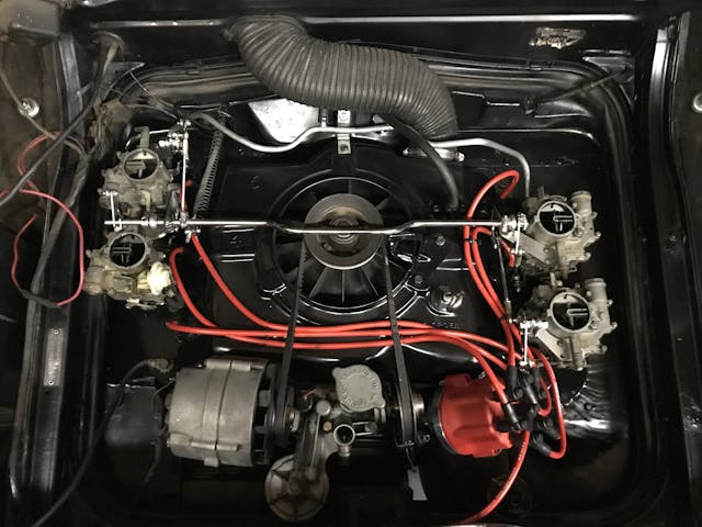 Corvair 140hp engine no air cleaner