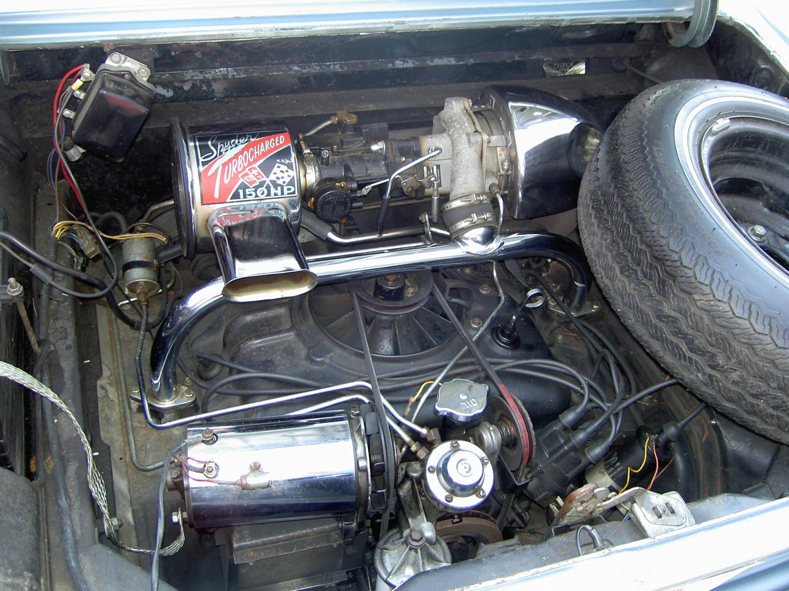 1965-Chevrolet-Corvair-Corsa engine