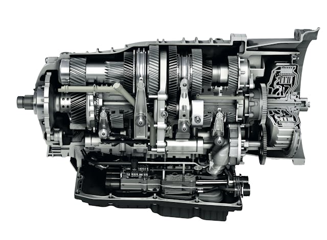 Porsche/ZF 7DT dual clutch transmission