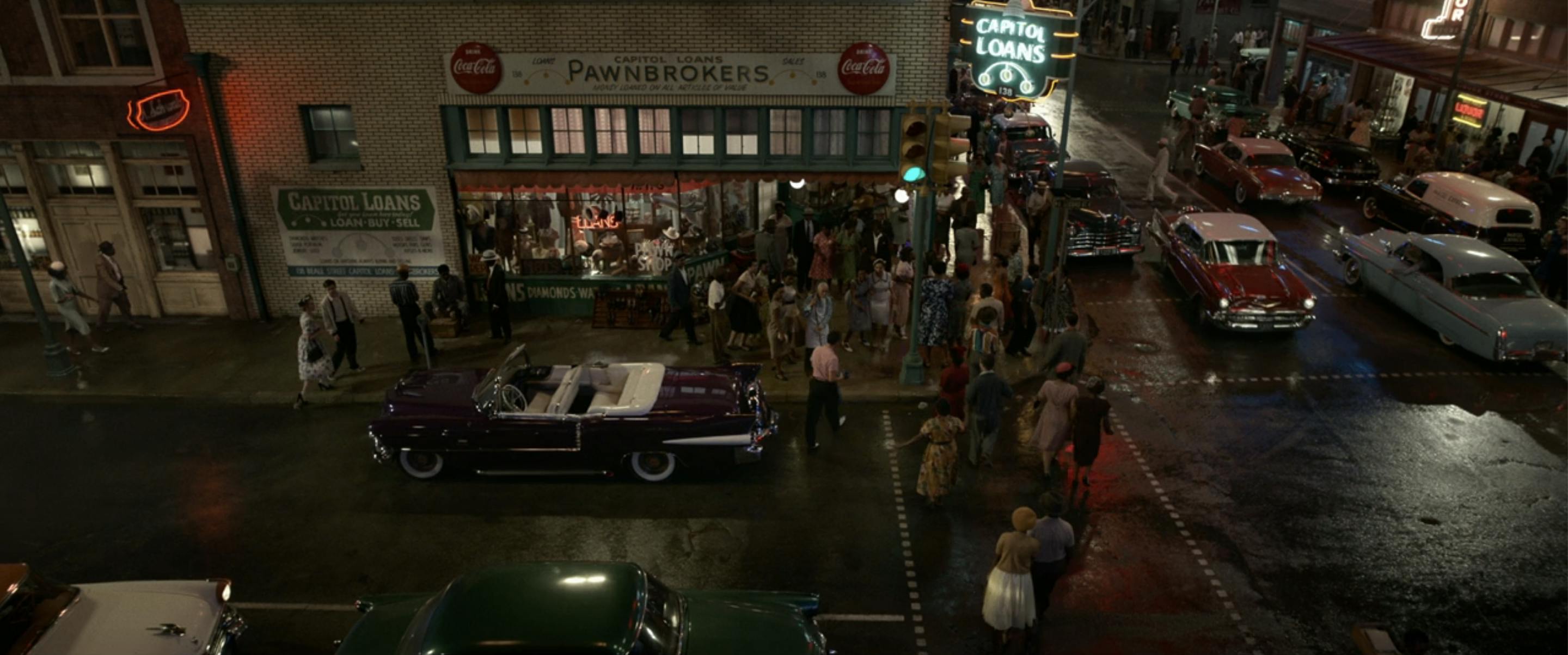 Elvis Movie Cars street