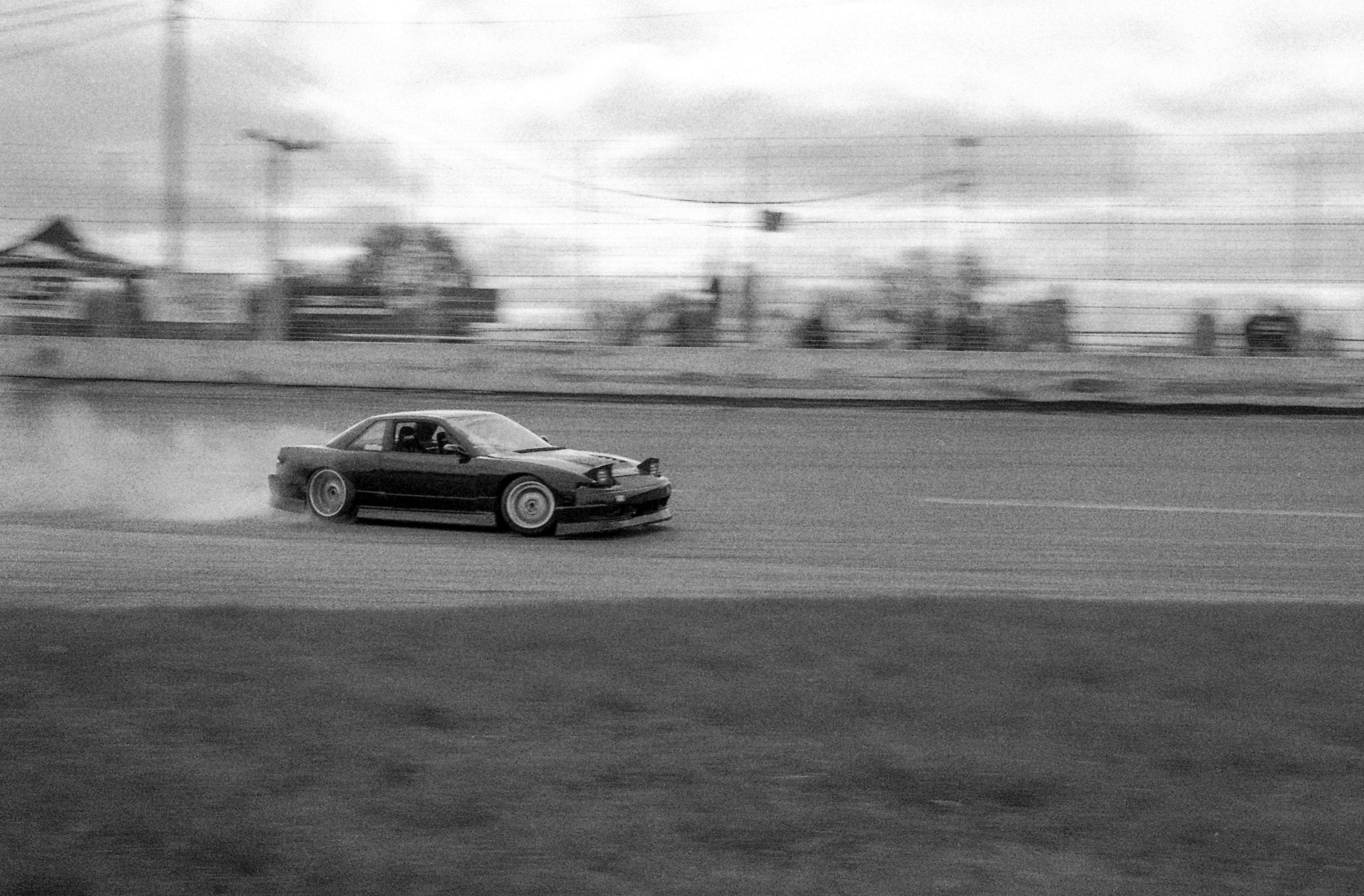 Motorsports track day film photography tips black white
