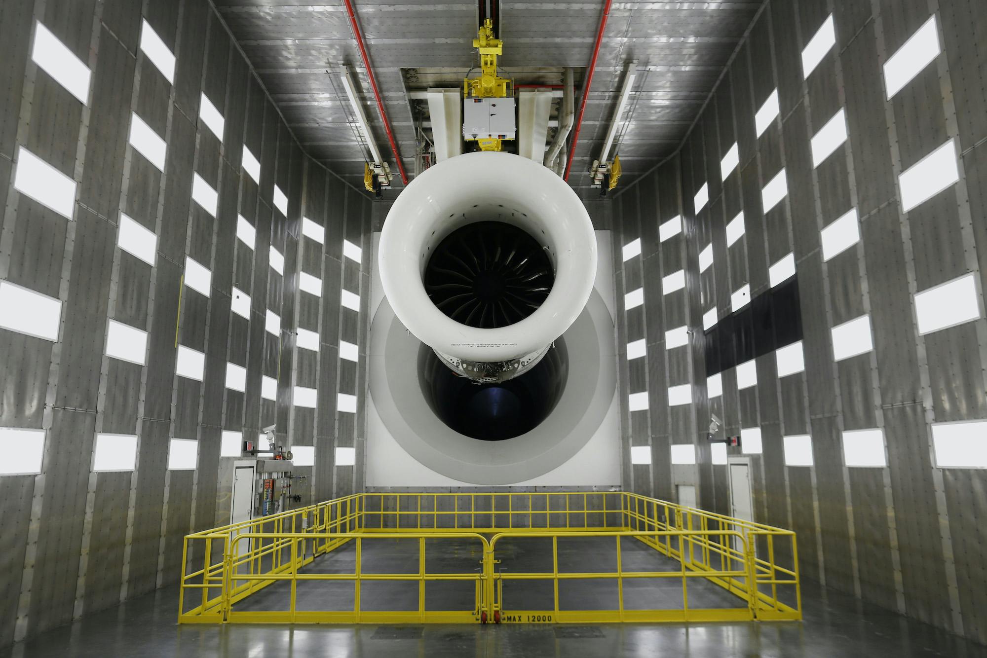 GE GEnx engine Boeing 787 test cell Ohio