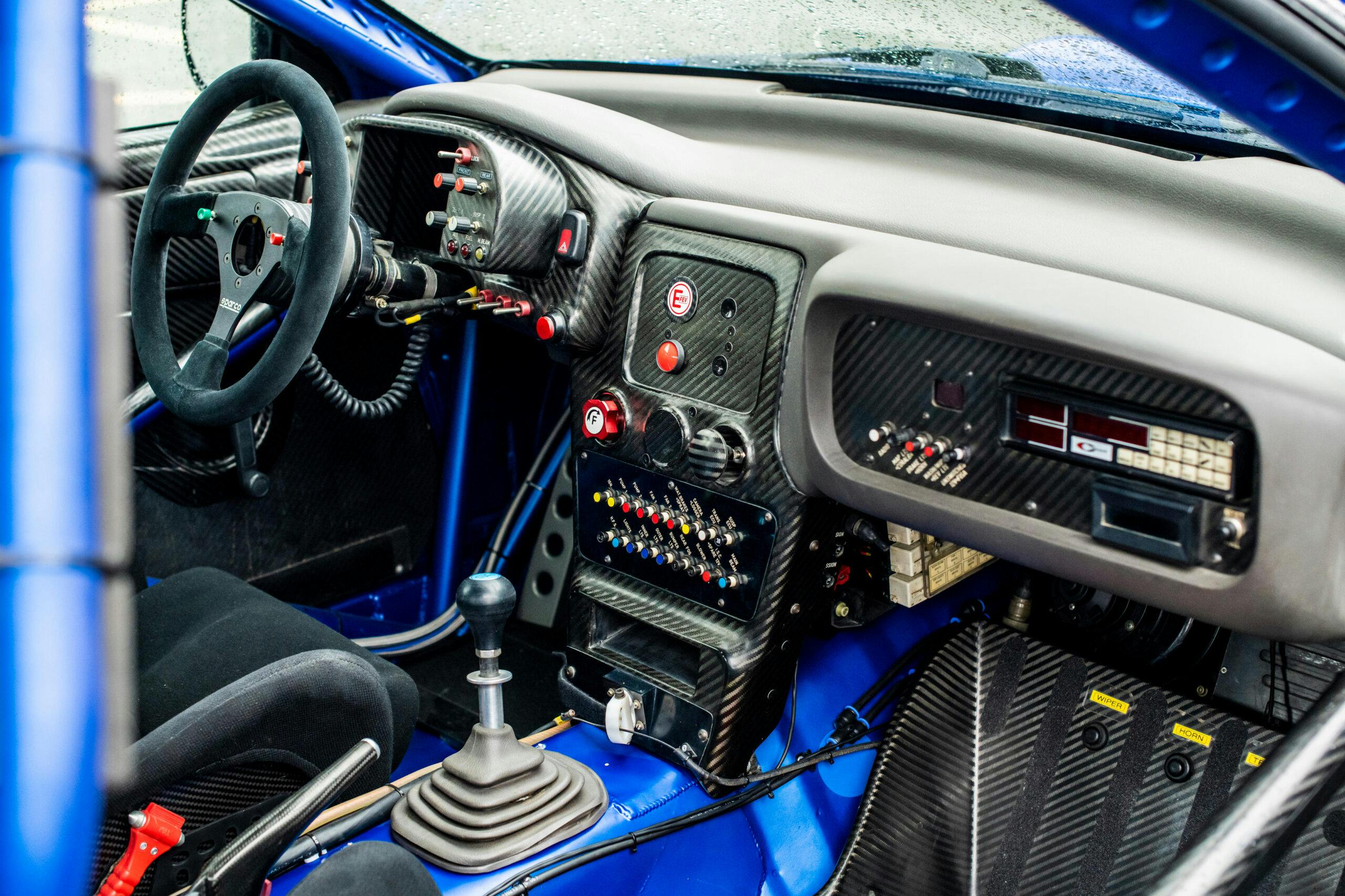 Subaru WRX Rally Car interior angle