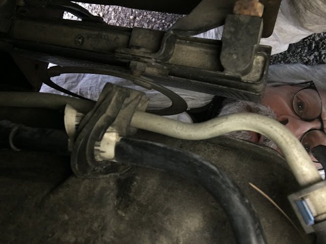 Chevrolet diesel engine lift pump fix diy peek a boo rob