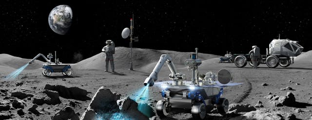 Hyundai Lunar Rover mock up